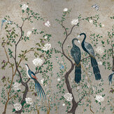 Edo Metallic Mural - Silver - by Coordonne. Click for more details and a description.