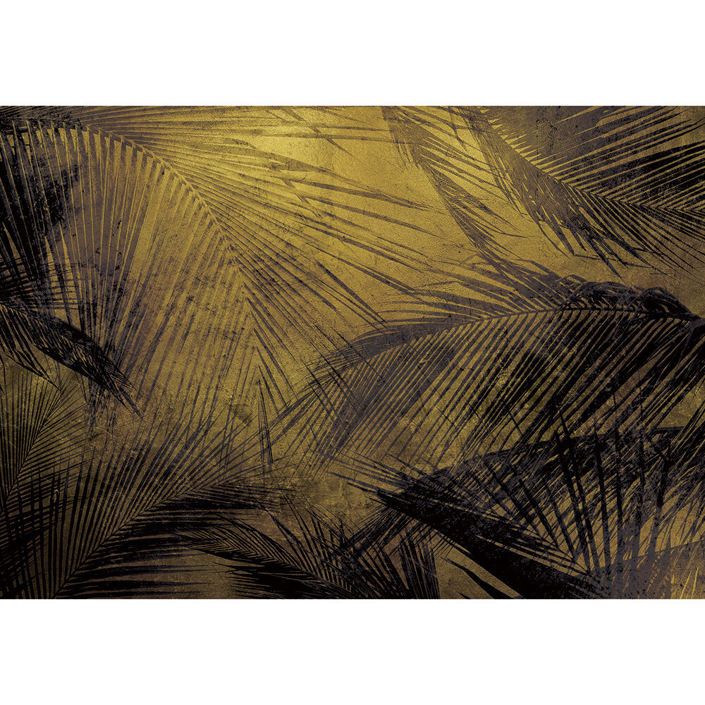 Palms Mural - Extra Gold - by Coordonne