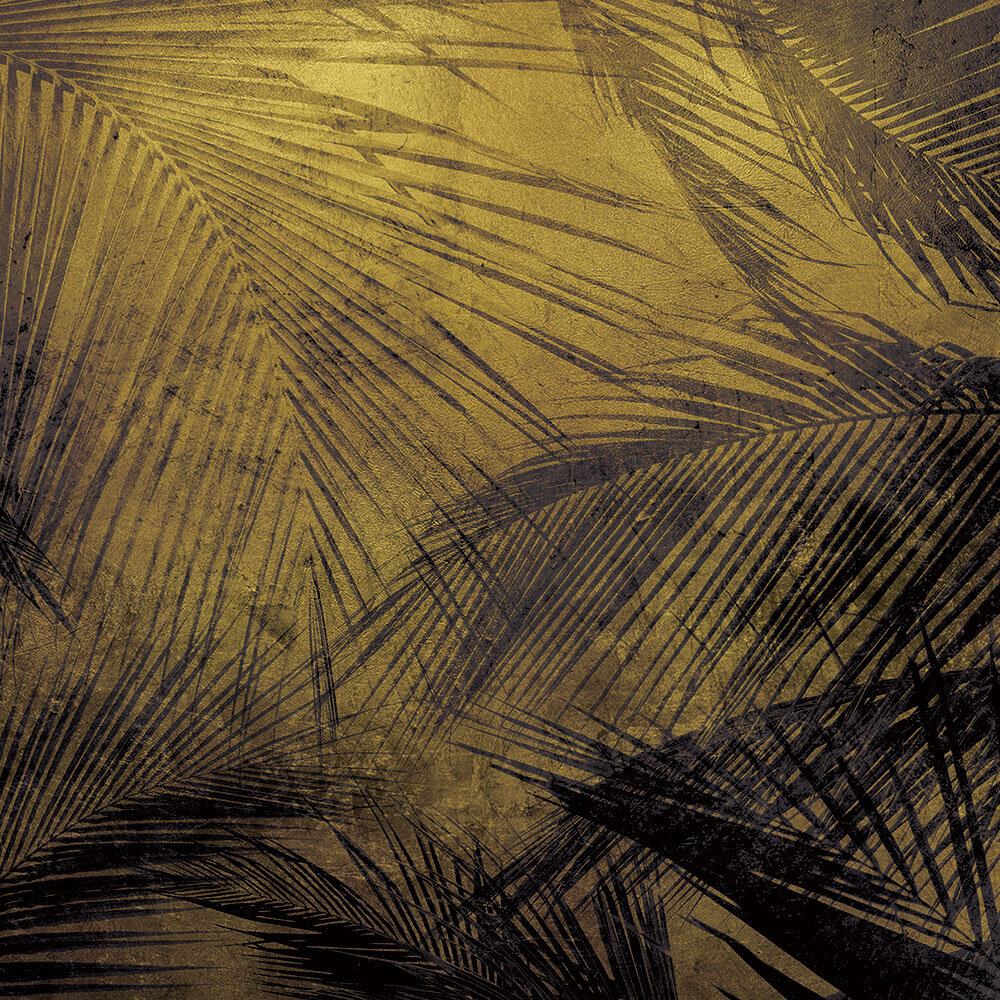 Palms Mural - Extra Gold - by Coordonne
