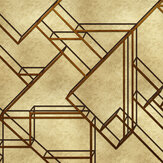 L-Geometric Mural - Gold - by Coordonne. Click for more details and a description.