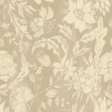 Flowery Ornament Wallpaper - Taupe - by Mind the Gap. Click for more details and a description.