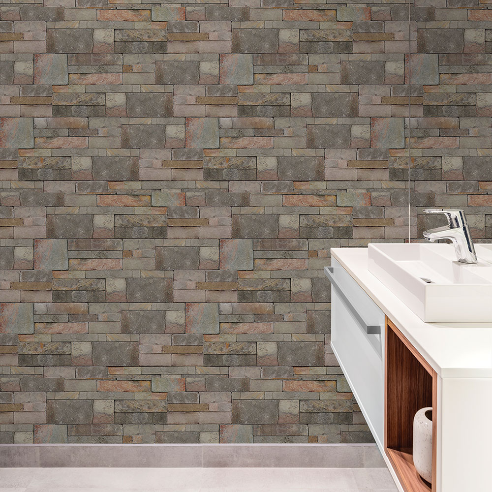 Sandstone Wallpaper - Beige - by Contour