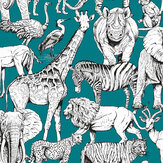 Jungle Animals Wallpaper - Vert - by Superfresco Easy. Click for more details and a description.