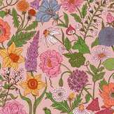 Papier peint Bloom - Rose - Wear The Walls. Cliquez pour en savoir plus et lire la description.