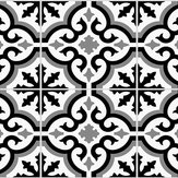 Grecian Wallpaper - Black/White - by Contour Anti-bacterial. Click for more details and a description.