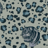 Bubastis Wallpaper - Seafoam - by Wear The Walls. Click for more details and a description.