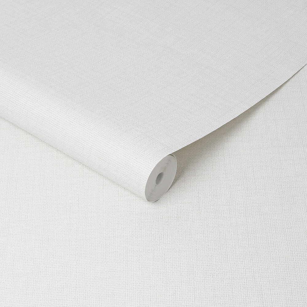 Hessian Wallpaper - White - by Superfresco Easy
