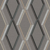 Prestige Geo Wallpaper - Charcoal - by Superfresco Easy. Click for more details and a description.