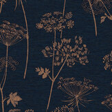 Wild Flower Wallpaper - Navy - by Superfresco Easy. Click for more details and a description.