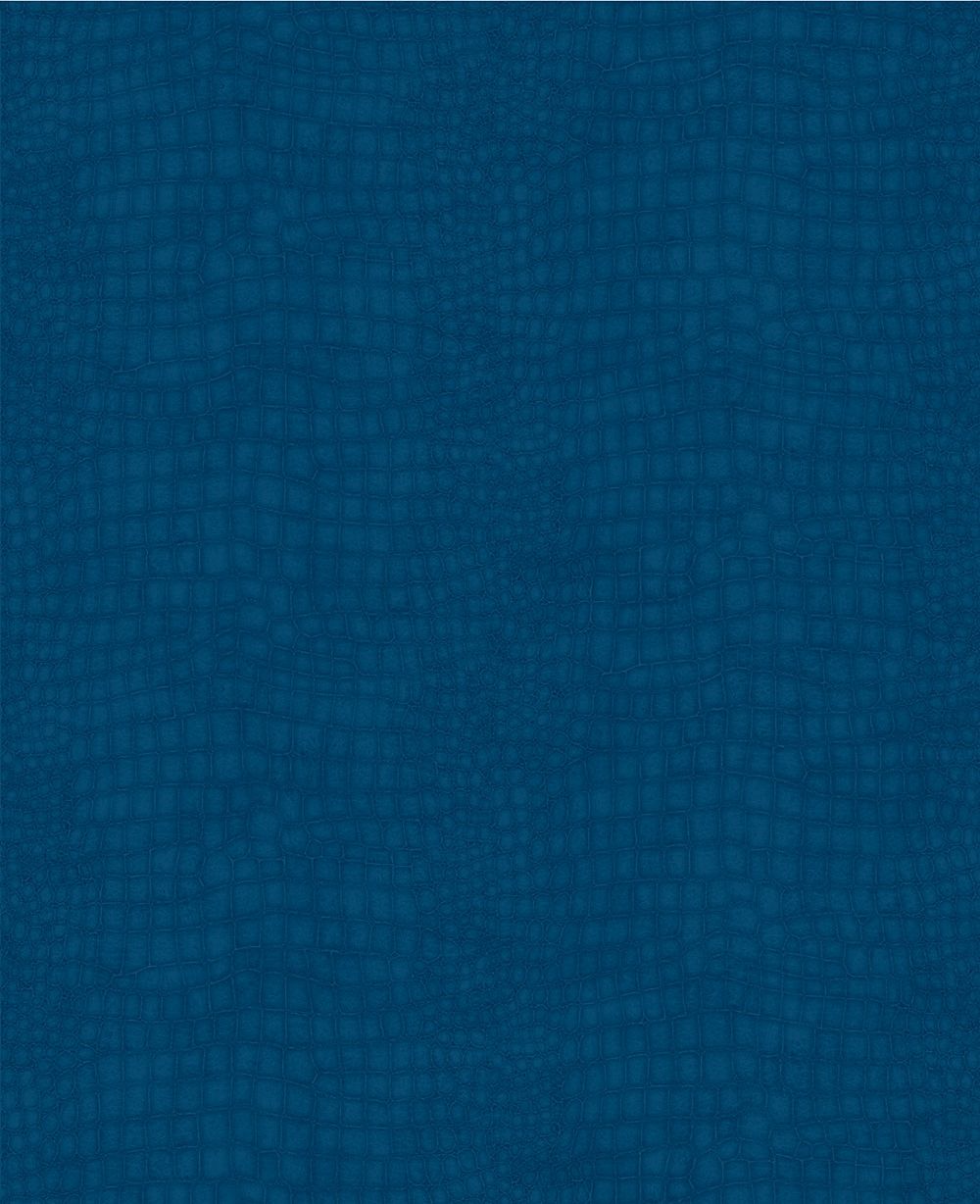 Crocodile Effect Wallpaper - Blue - by Superfresco Easy