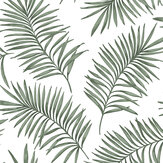 Scandi Leaf Wallpaper - Green - by Superfresco Easy
