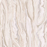 Marble Wallpaper - Blush Pink/ Gold - by Galerie. Click for more details and a description.