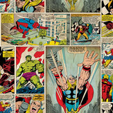 Marvel Comic Strip Wallpaper - Multi - by Kids @ Home. Click for more details and a description.