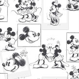 Mickey & Minnie sketch Wallpaper - White - by Kids @ Home. Click for more details and a description.