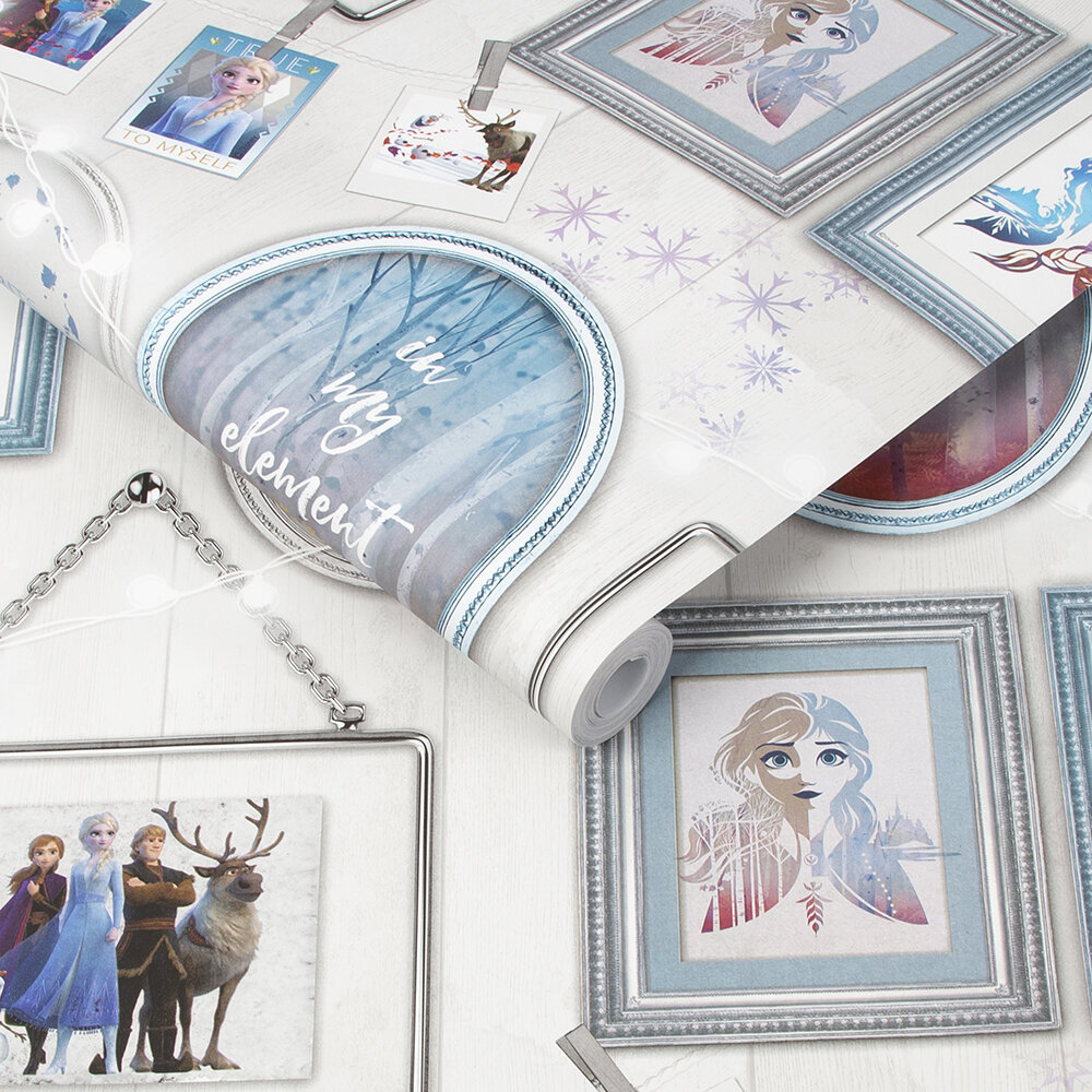 Frozen Frames Wallpaper - Multi - by Kids @ Home