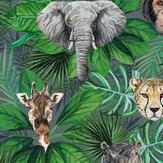 Geoffrey & Friends Wallpaper - Jungle Green - by Graduate Collection. Click for more details and a description.