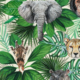 Geoffrey & Friends Wallpaper - Green - by Graduate Collection. Click for more details and a description.