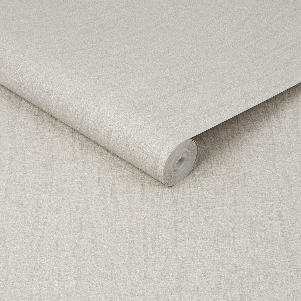 Marquise Plain Wallpaper - Pearl - by Boutique