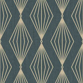 Marquise Geo Wallpaper - Emerald - by Boutique. Click for more details and a description.