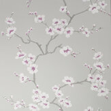 Apple Blossom Wallpaper - Grey - by Fresco. Click for more details and a description.