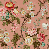 Hykenham Wallpaper - French Rose - by Sanderson. Click for more details and a description.