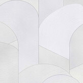 3D Geometric Graphic Wallpaper - Light Grey/ Silver - by Galerie. Click for more details and a description.