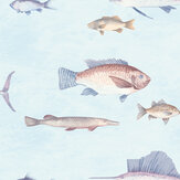 Aquatic Wallpaper - Light Teal - by SketchTwenty 3. Click for more details and a description.