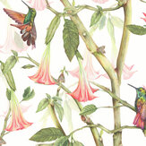 Angel Trumpets Wallpaper - Linen - by Isabelle Boxall. Click for more details and a description.