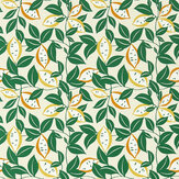 St Clements Wallpaper - Lemon/Tangerine - by Scion. Click for more details and a description.