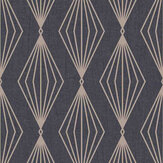 Marquise Geo Wallpaper - Sapphire - by Boutique. Click for more details and a description.