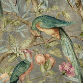 Orangerie Wallpaper - Pewter - by Sidney Paul & Co. Click for more details and a description.