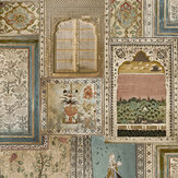 Summer palace Wallpaper - Multi/neutral - by Sidney Paul & Co. Click for more details and a description.