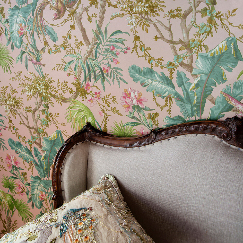 The Lost Gardens Wallpaper - Blush - by Sidney Paul & Co