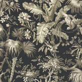 The Lost Gardens Toile Wallpaper - Slate - by Sidney Paul & Co. Click for more details and a description.