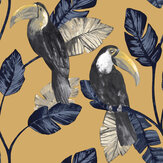 Tiki Wallpaper - Ochre - by Albany. Click for more details and a description.