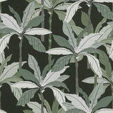 Palm Wallpaper - Black - by Albany. Click for more details and a description.