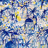 Panoramique Rhodes - Bleu et jaune - Mind the Gap. Cliquez pour en savoir plus et lire la description.