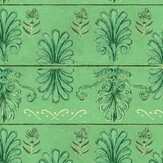 Mykonos Villa Wallpaper - Island Green - by Mind the Gap. Click for more details and a description.