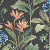 Oliana Floral Wallpaper - Charcoal - by Albany. Click for more details and a description.