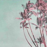 Tropical Breeze Mural - Teal - by ARTist. Click for more details and a description.