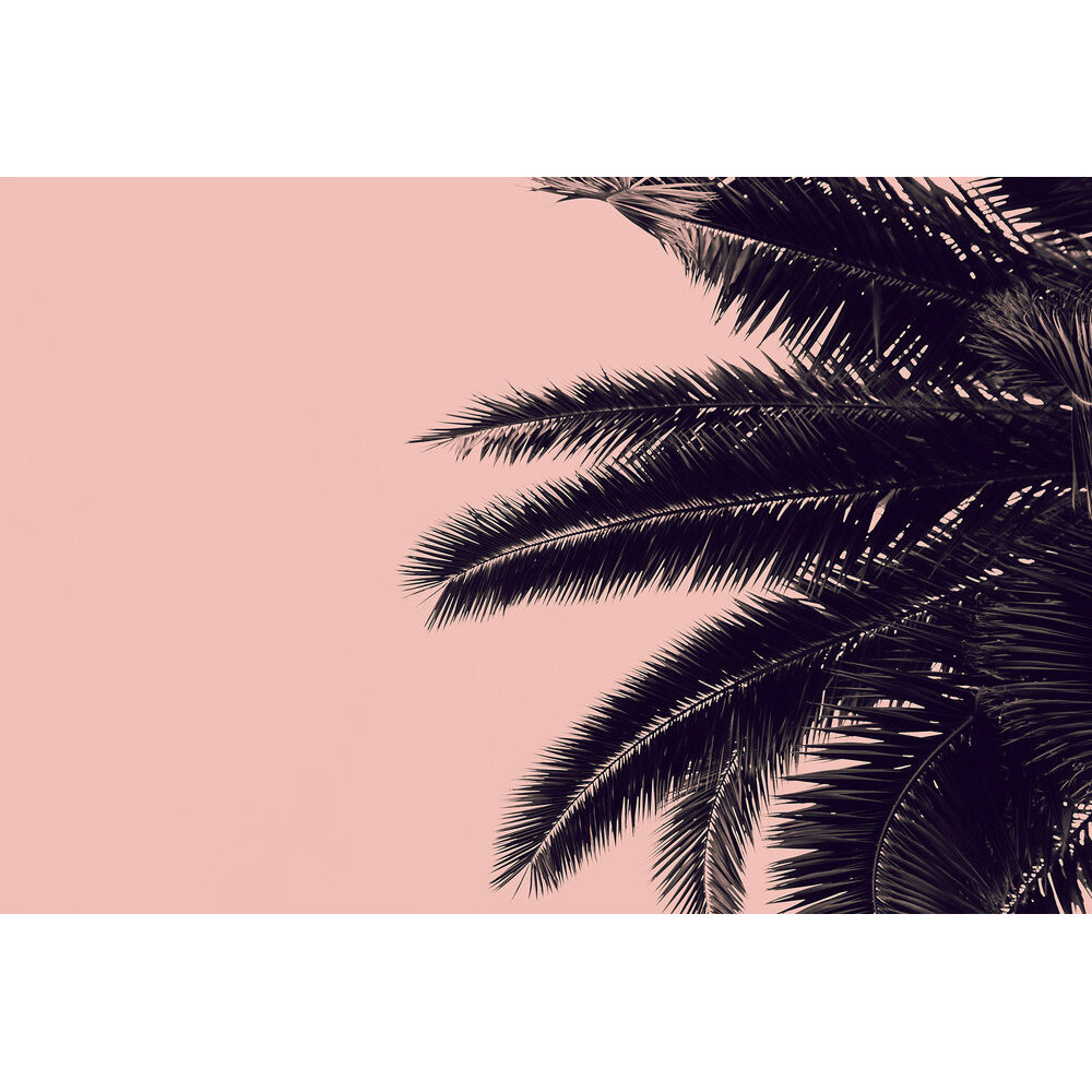 Palm Tree Mural - Pink - by ARTist