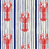 Mediterranean Lobsters Wallpaper - White - by Mind the Gap. Click for more details and a description.