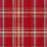 Seaport Plaid Wallpaper - Red - by Mind the Gap. Click for more details and a description.