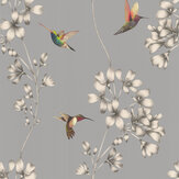 Amazilia Wallpaper - French Grey/Stone - by Harlequin. Click for more details and a description.
