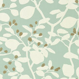 Ardisia Wallpaper - Succulent/Soft Focus/Gold - by Harlequin. Click for more details and a description.