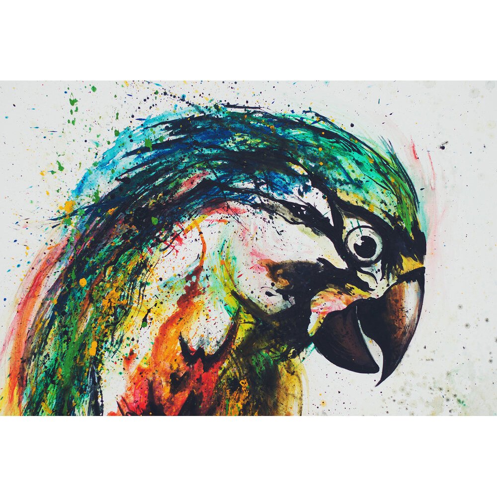 Parrot Mural - Multi - by ARTist