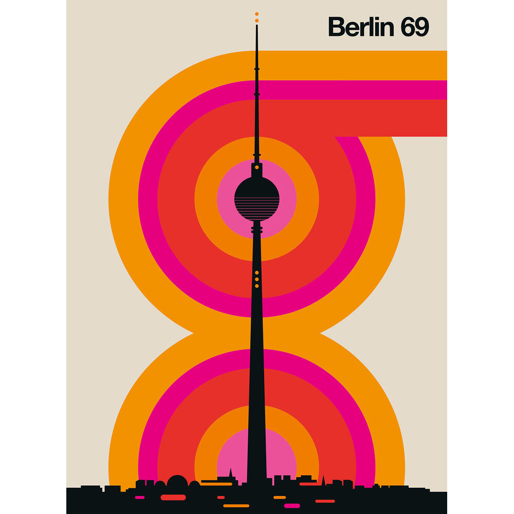 Berlin 69 Mural - Multi - by ARTist