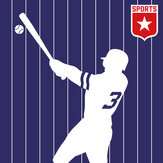 Baseball      Mural - Purple - by ARTist. Click for more details and a description.