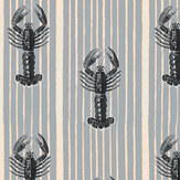 Papier peint Mediterranean Lobsters - Gris clair - Mind the Gap. Cliquez pour en savoir plus et lire la description.