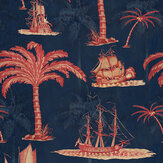 Aegean Fabric - Indigo - by Mind the Gap. Click for more details and a description.